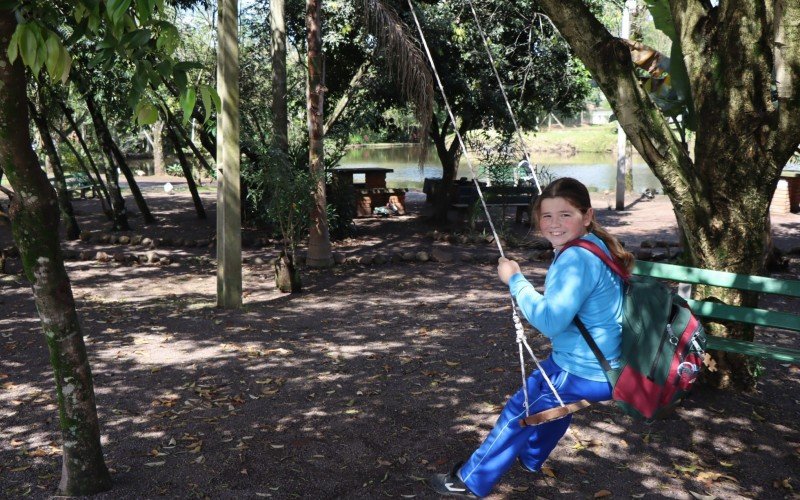 Parque Dário Haupenthal atrai visitantes aos finais de semana