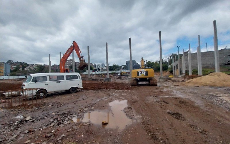 Terreno que abrigará novo Rissul está em obras | abc+