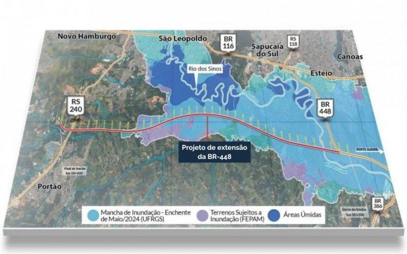 Projeto de extensão da BR-448 de Esteio a Portão deve ser concluído ainda neste ano | abc+