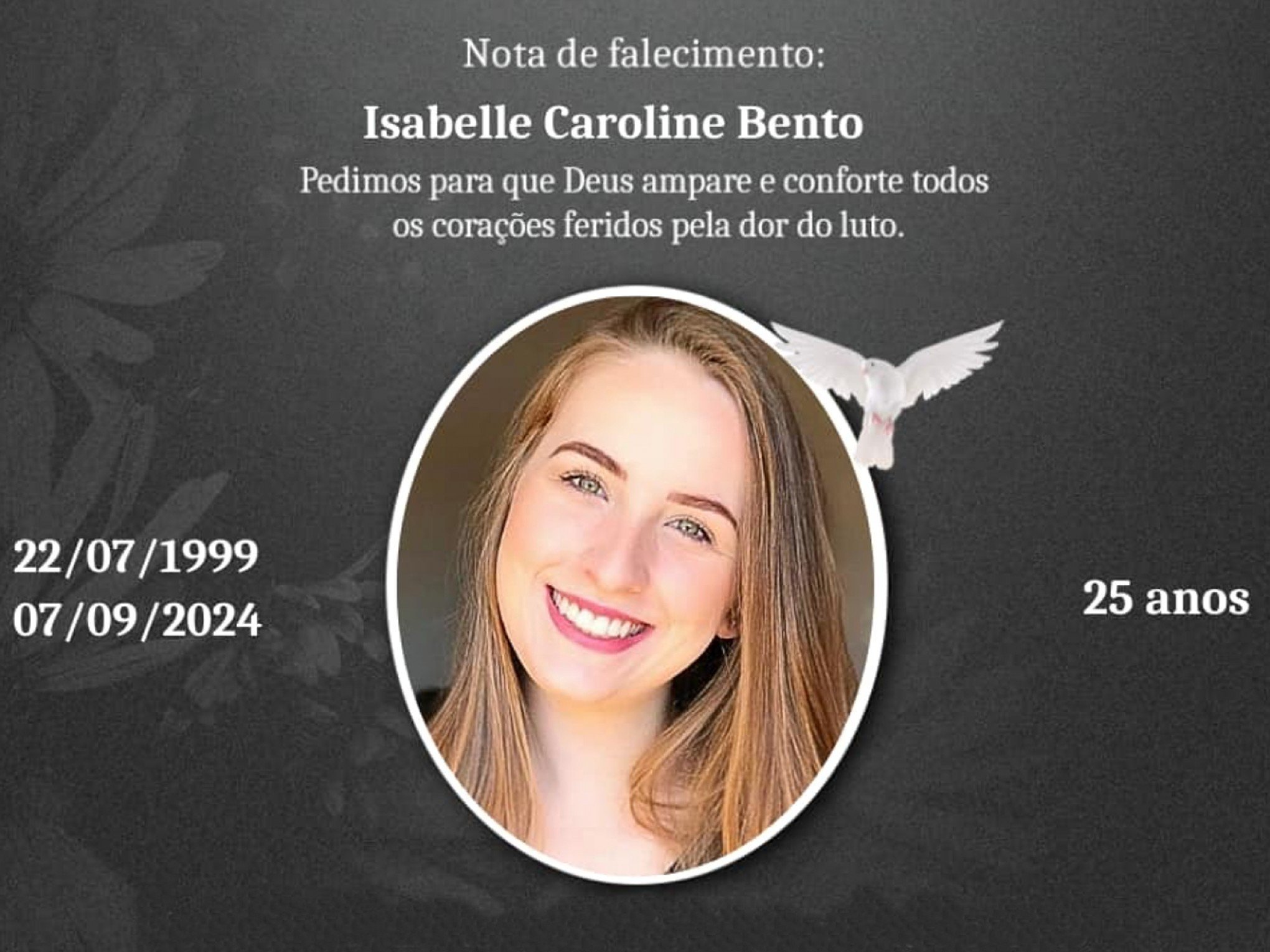 "Ela trouxe tanta luz": Velório de jovem de 25 anos que morreu na RS-240 começa neste domingo