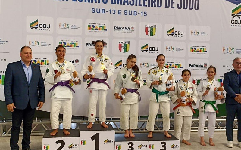 Anielly dos Reis conquistou o tricampeonato na classe sub-15, categoria até 48 kg