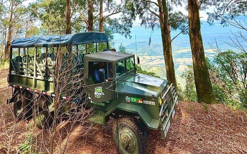 Passeio pelo interior de Canela ocorrerá a bordo de um caminhão militar