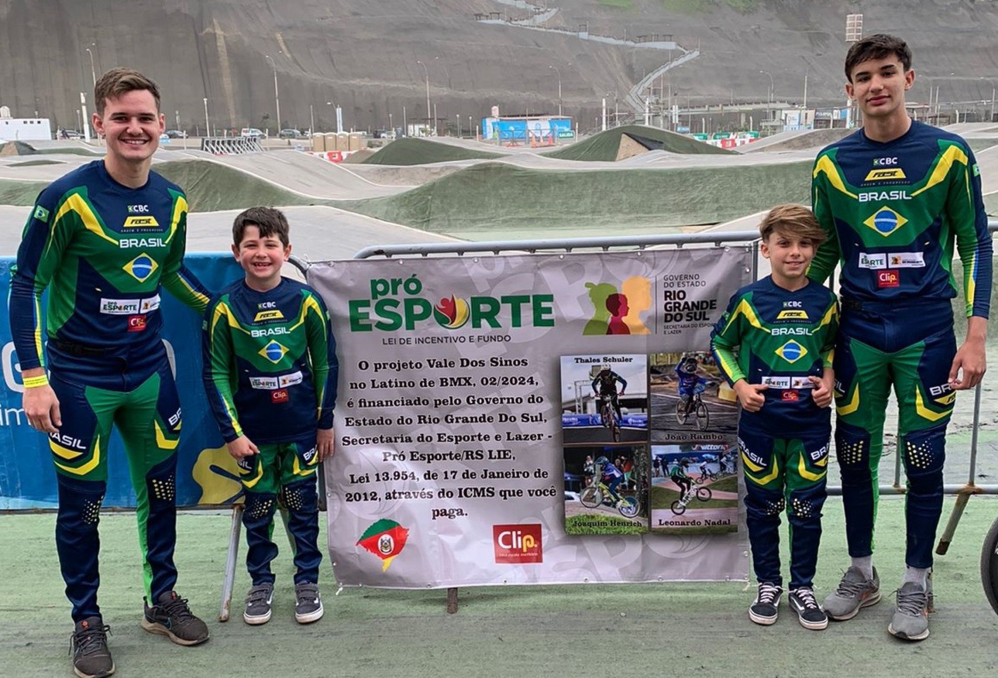 Pilotos de BMX da região são campeões no Peru