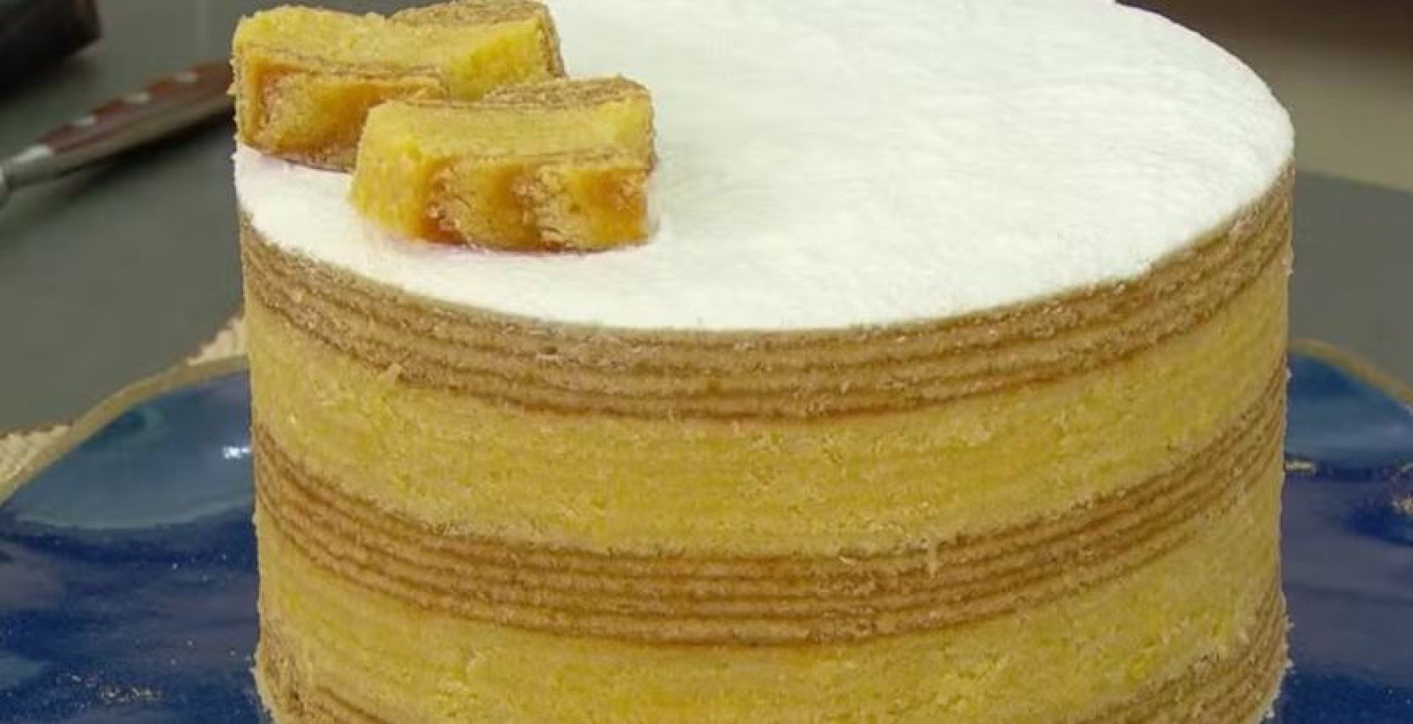 RECEITA DA ANA MARIA BRAGA: Saiba como fazer o Naked cake de bolo de rolo preparado nesta terça-feira, 10 de setembro