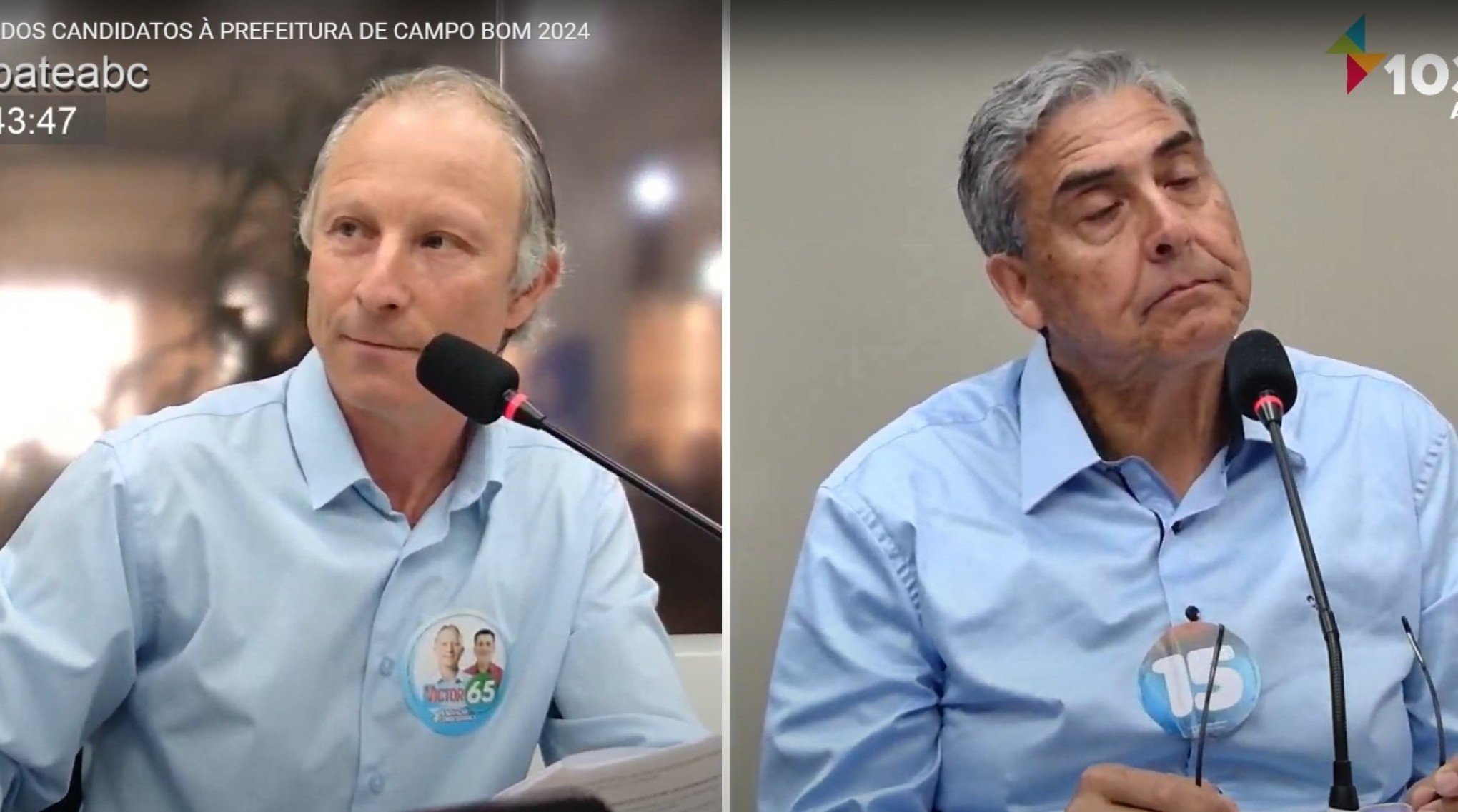 VÍDEO: Victor Souza na primeira rodada do debate dos candidatos à Prefeitura de Campo Bom