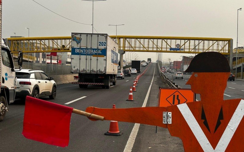 BR-116: Entenda o motivo do estreitamento de pista sobre o viaduto da Scharlau há três semanas | abc+