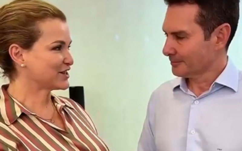 Prefeita Fatima Daudt em reunião com o ministro Jader Filho | abc+