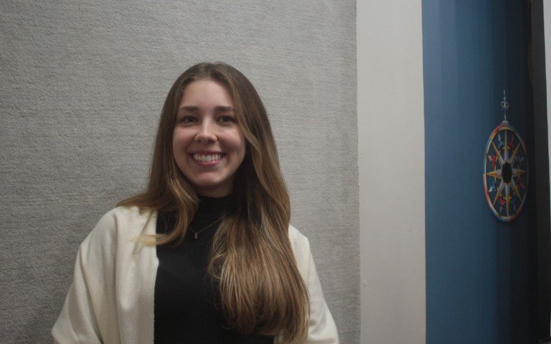 A estudante Vitória Silva participou para entender como que as inovações tecnológicas podem influenciar a arquitetura