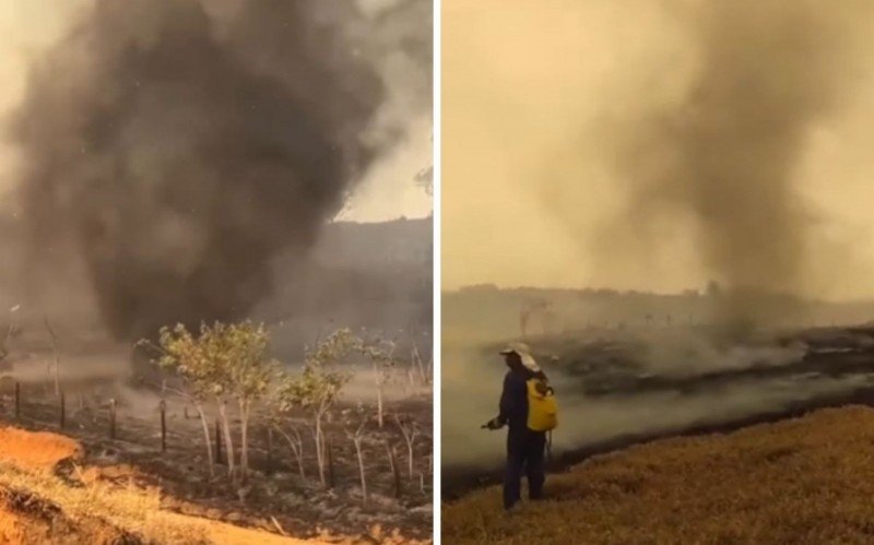 Queimadas provocam redemoinhos de fumaça e "chuva" de fuligem em SP | abc+