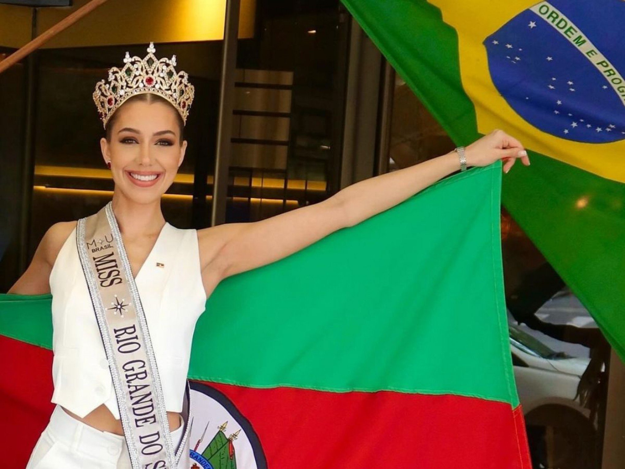 MISS UNIVERSE BRASIL: "Uma miss é o seu povo", gaúcha fala sobre preparação e expectativa para confinamento