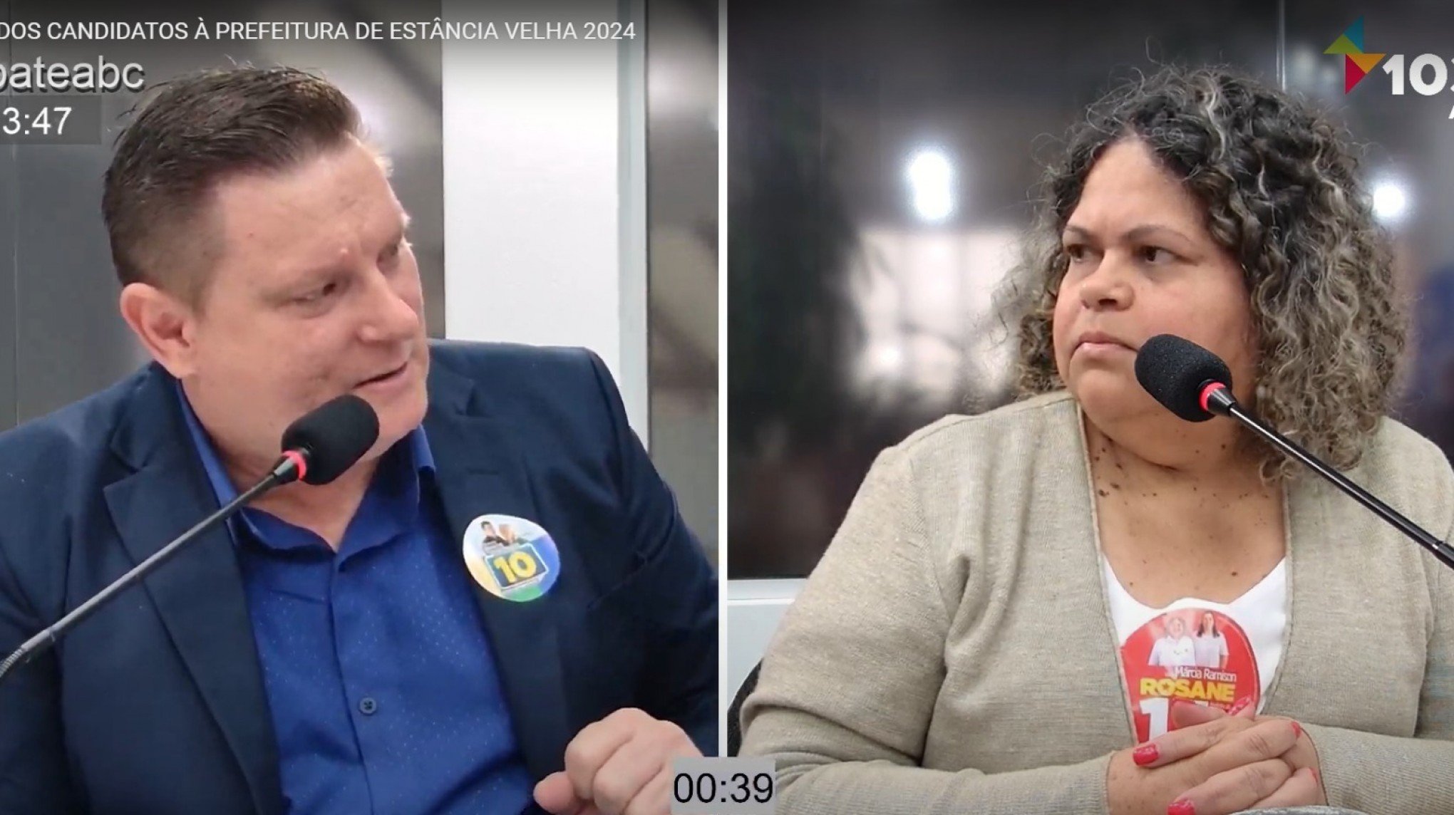 VÍDEO: Marcos Tunnermann no debate dos candidatos à Prefeitura de Estância Velha