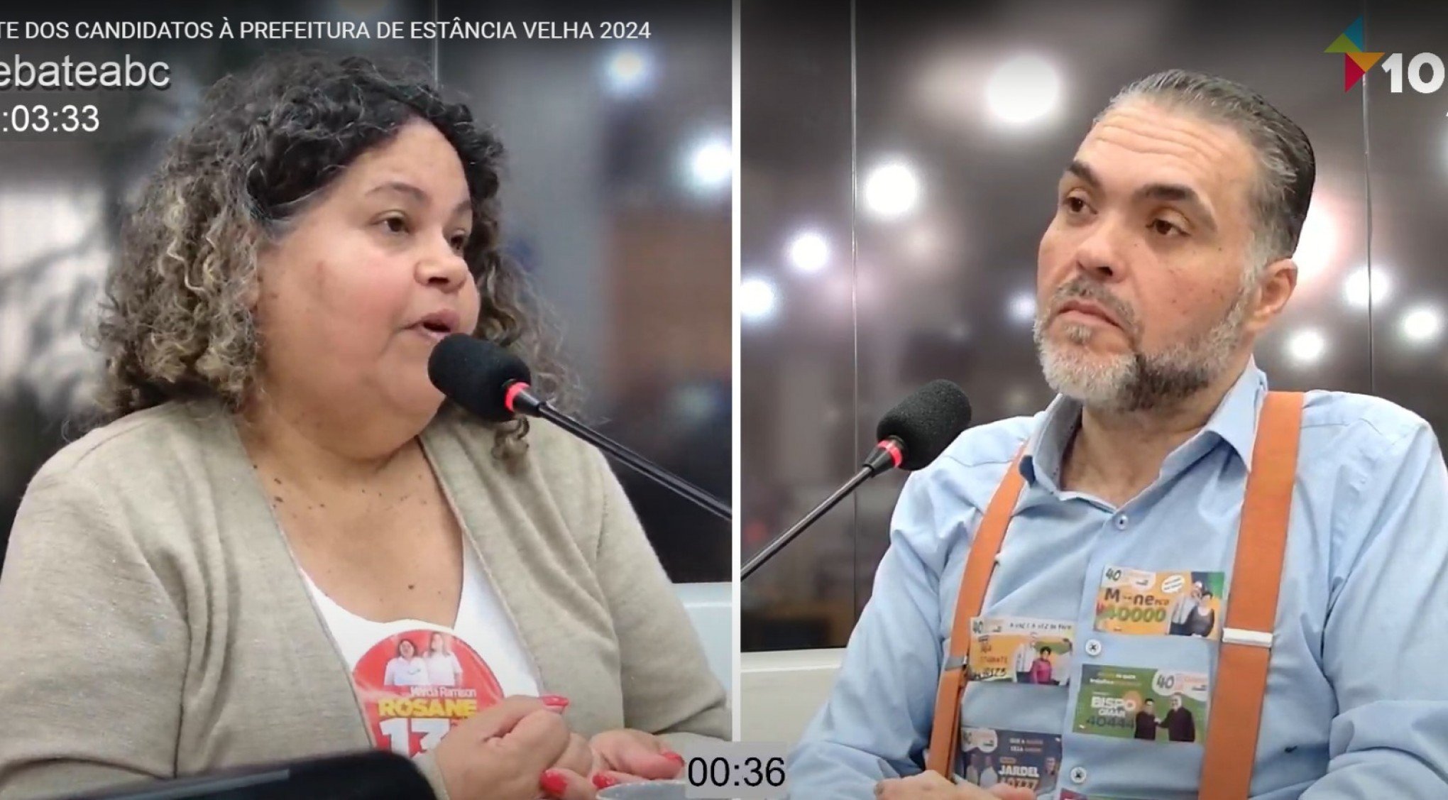 VÍDEO: Rosane Nascimento no debate dos candidatos à Prefeitura de Estância Velha