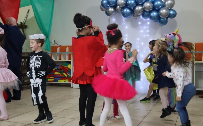 Crianças fizeram a festa na EMEI Pedacinho do Céu