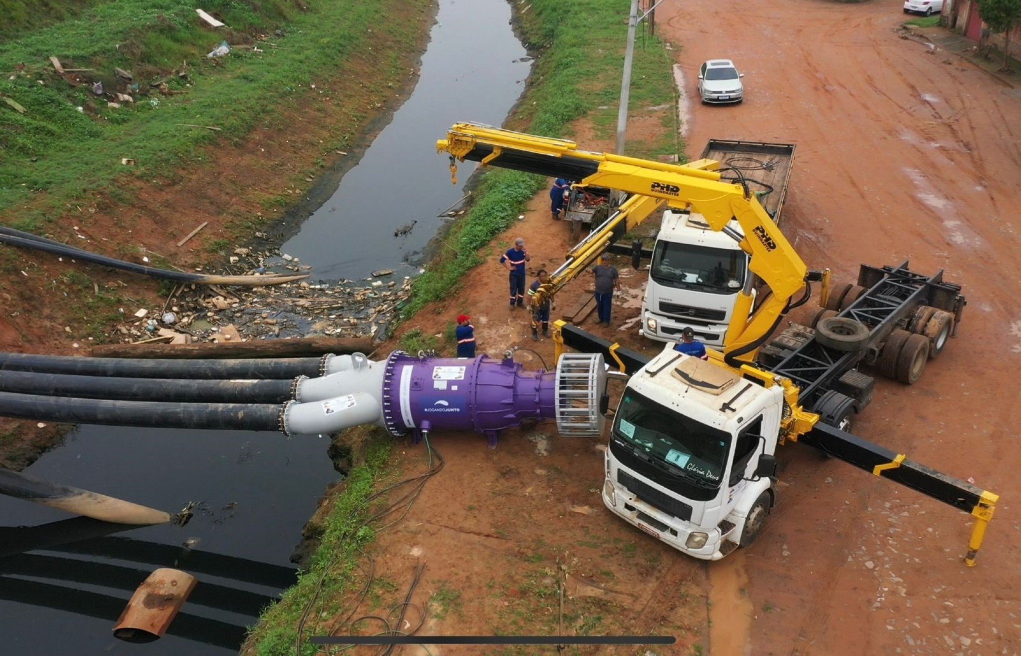 São Leopoldo adquire 4 bombas anfíbias para reforçar sistema de proteção contra cheias