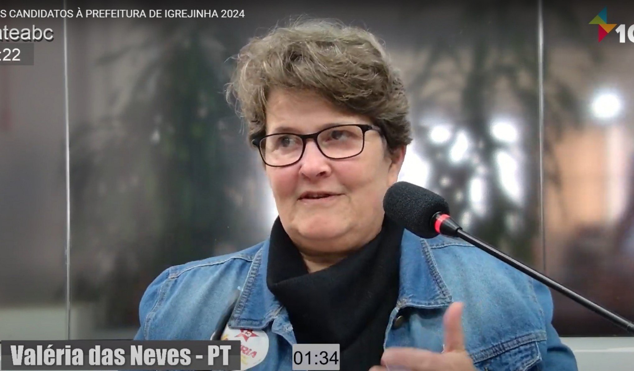 VÍDEO: Valéria no debate dos candidatos à Prefeitura de Igrejinha