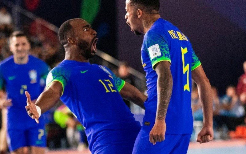 Brasil goleia Croácia e garante classificação às oitavas da Copa do Mundo de futsal | abc+