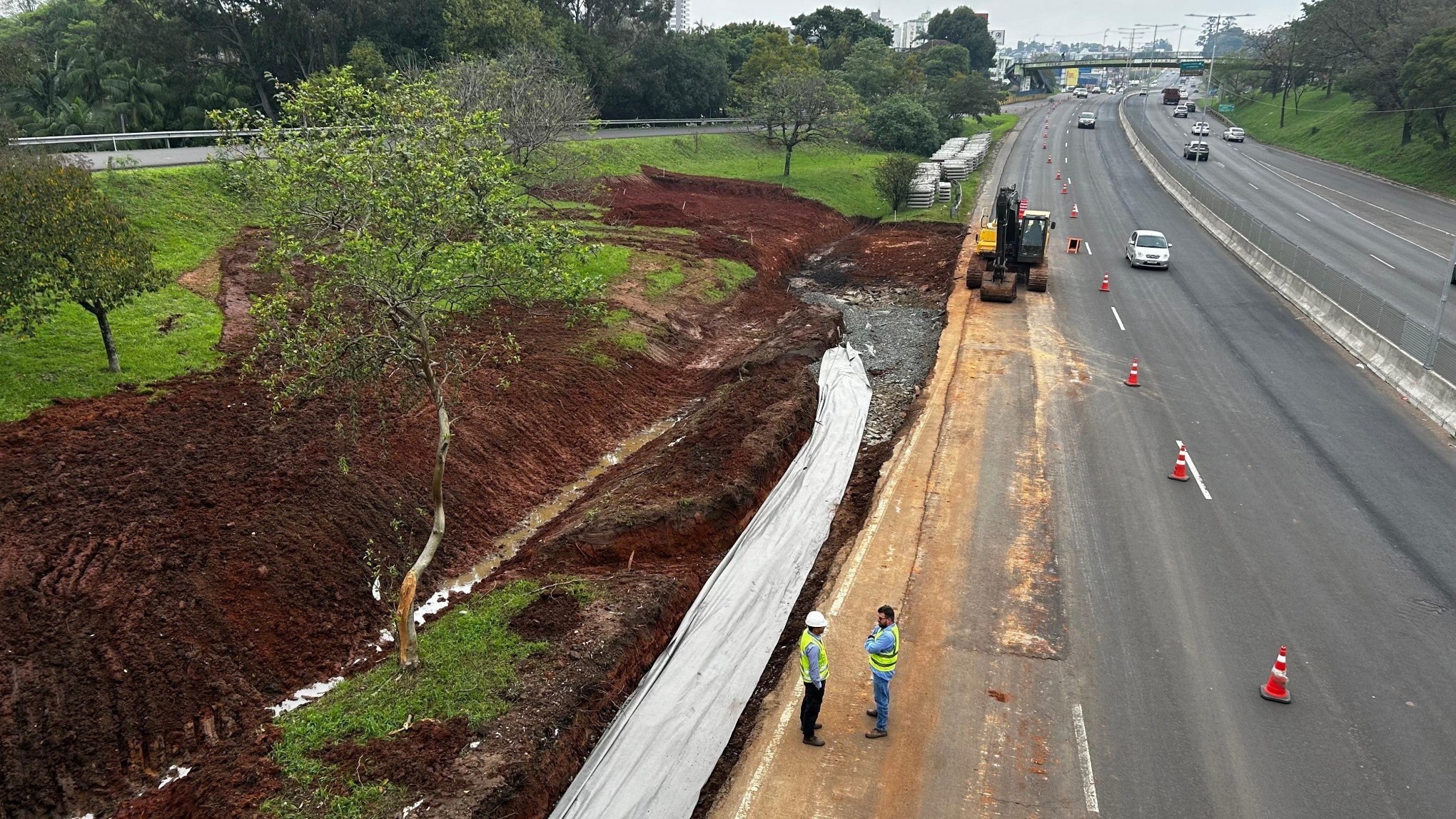 BR-116: Nova alça de acesso à rodovia começa a ser construída em Novo Hamburgo