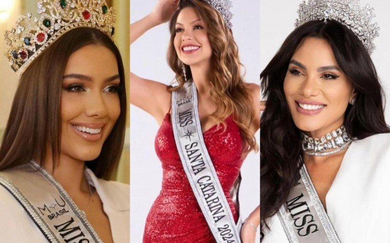 Miss Rio Grande do Sul, Eduarda Dallagnol, miss Santa Catarina, Carolina Schüler, e miss Paraná, Taynara Gargantini, disputam o Miss Universe Brasil 2024   | abc+