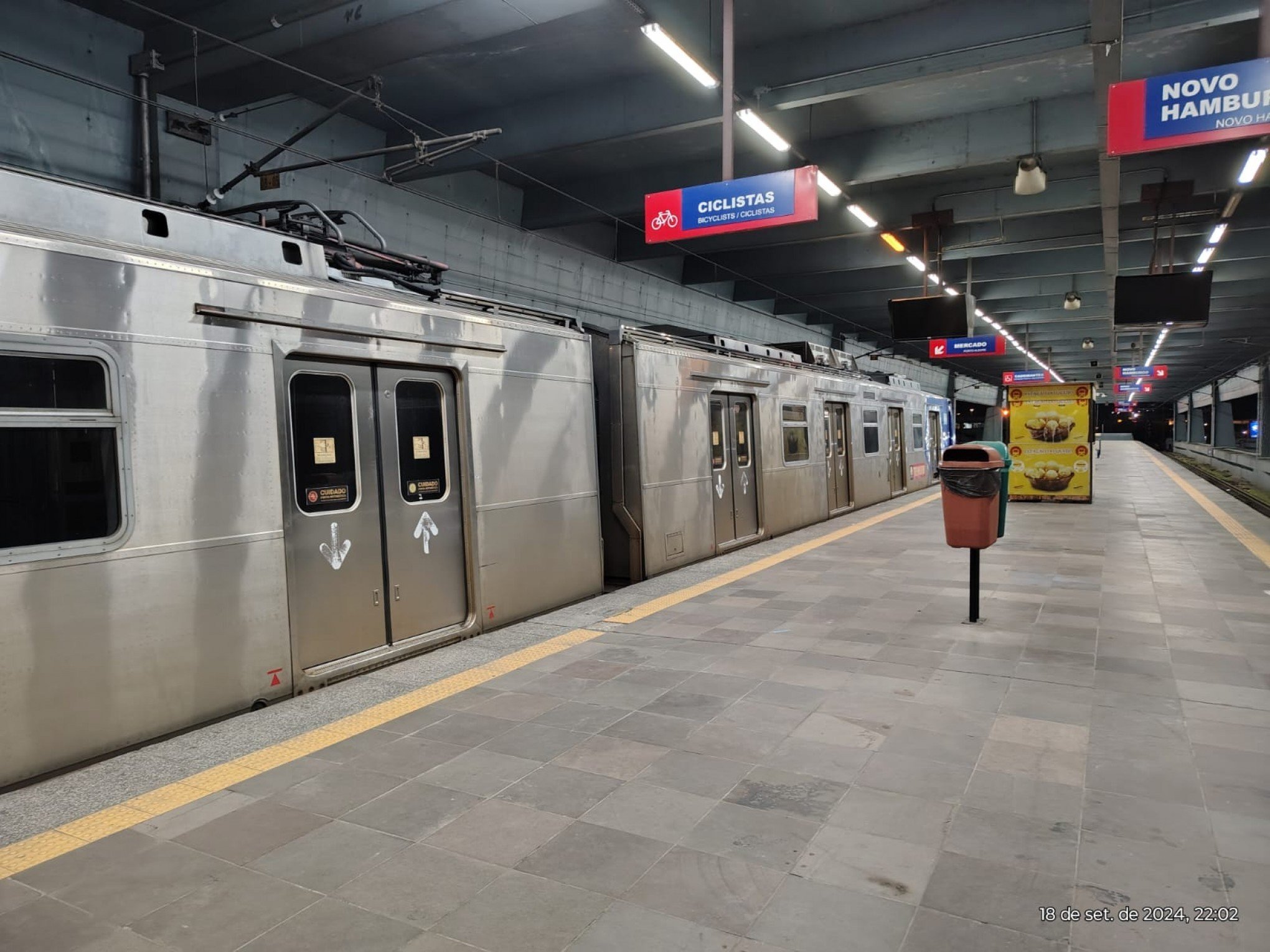 TRENSURB: Chuva causa alagamentos em Porto Alegre e operação dos trens é afetada; veja como está o funcionamento