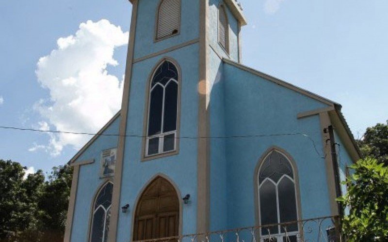 Capela Nª Senhora de Caravaggio, na Linha Pedras Brancas