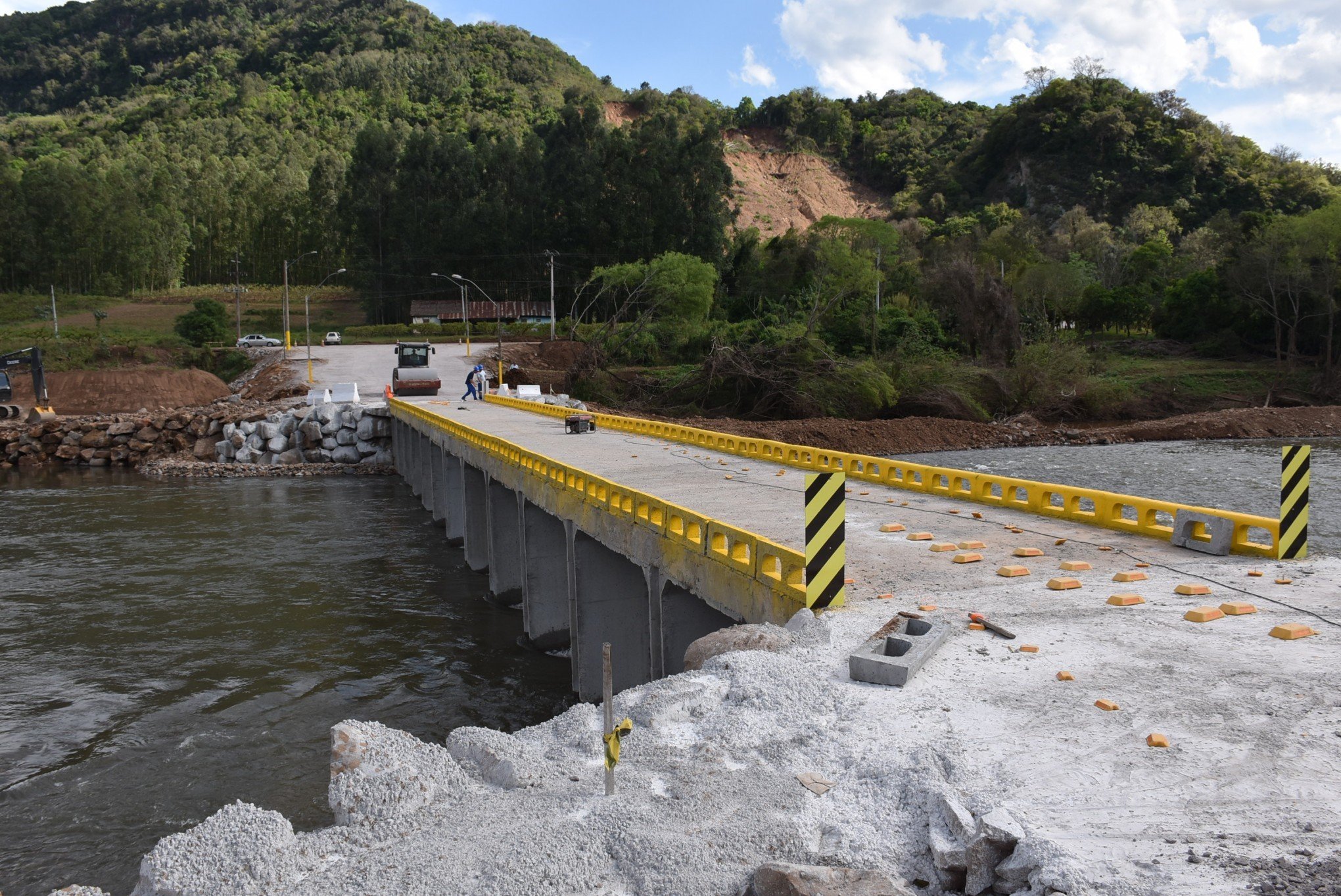 VÍDEO: Inauguração de ponte marca a retomada do trânsito entre Nova Petrópolis e Caxias do Sul