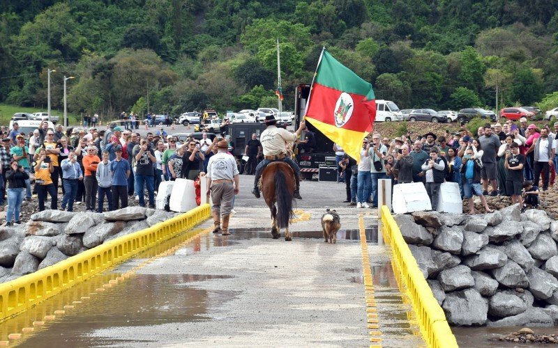 Primeira travessia representou as tradições gaúchas