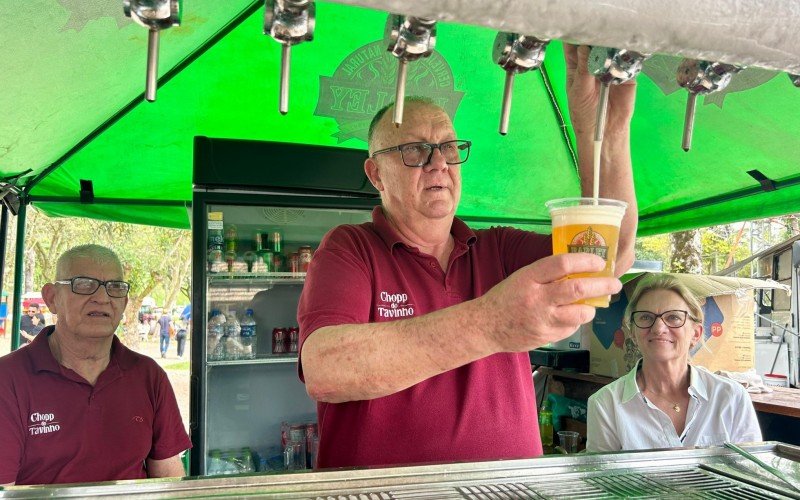 Chope de bergamota é o carro-chefe da produção do expositor Tavinho Lamb. | abc+