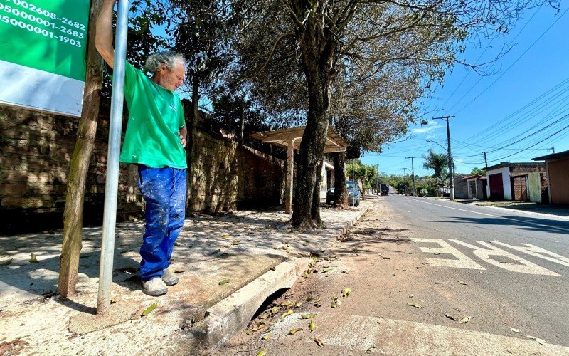 Família já havia investido dinheiro do próprio bolso para consertar outro problema no bueiro.  | abc+