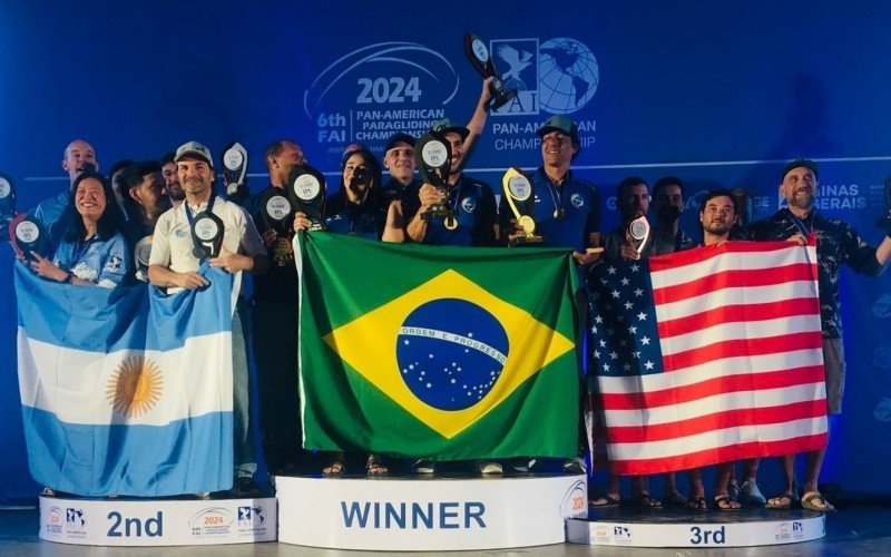 Time brasileiro terminou como campeão do Pan-Americano de Parapente | abc+