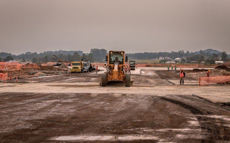 Revitalização do aeroporto de Bagé, na região da Campanha, já passa dos 80%  | abc+