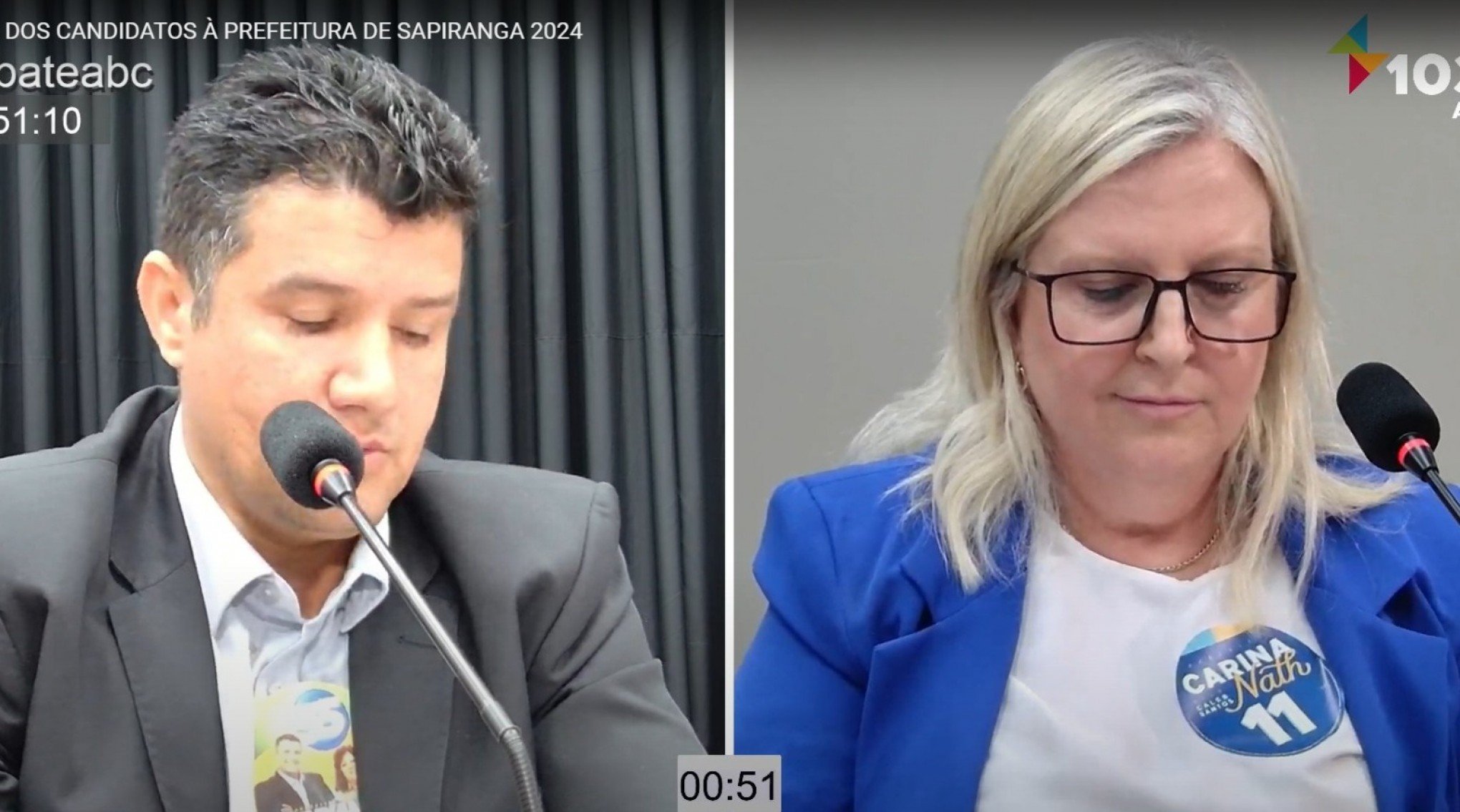 VÍDEO: Adriano Oliveira no debate dos candidatos à Prefeitura de Sapiranga