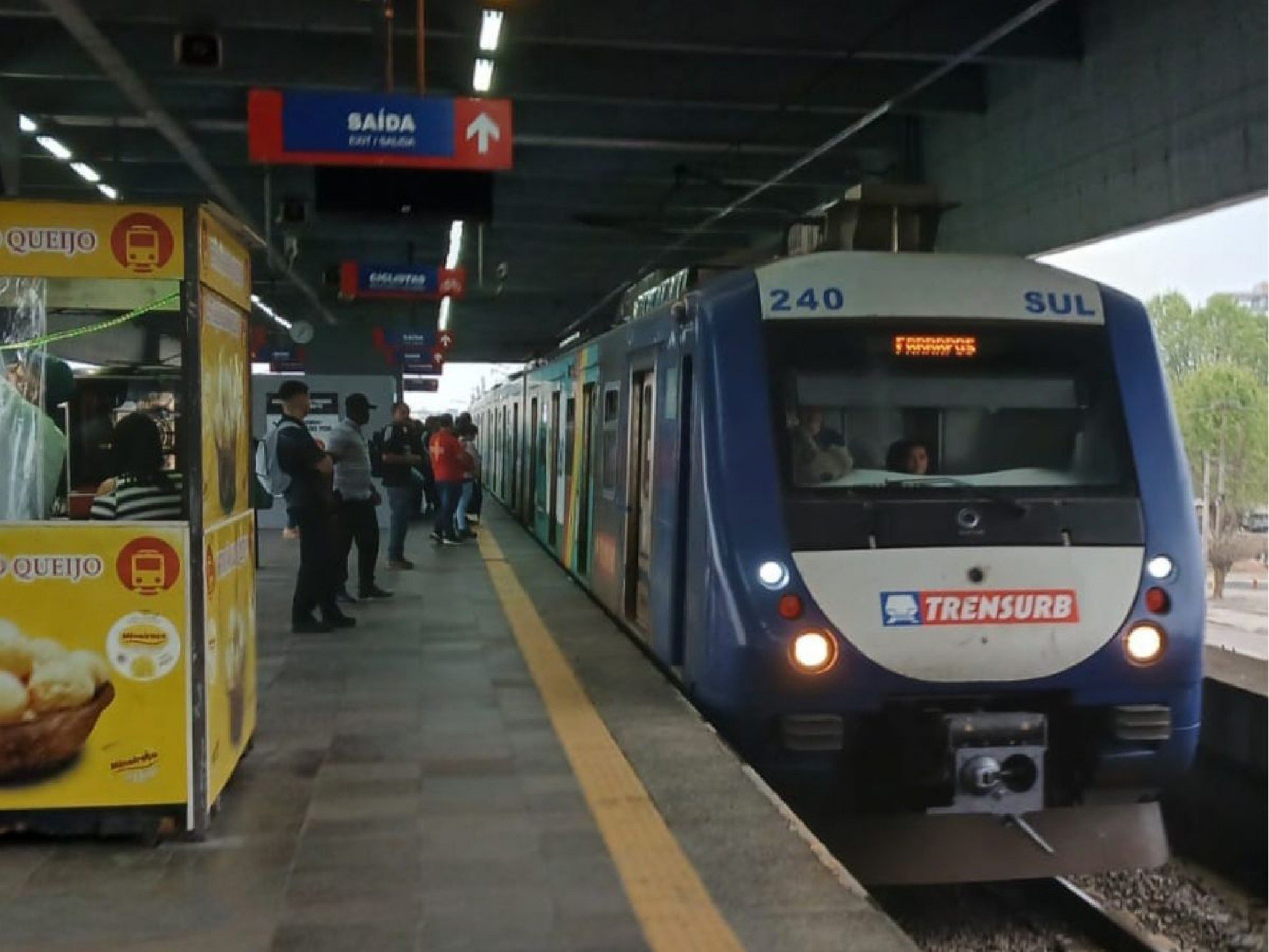 TRENSURB: Confira como está a operação dos trens na tarde desta segunda-feira (21)