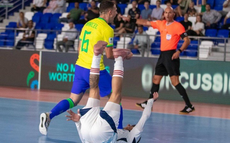 Brasil atropela Costa Rica e avança na Copa do Mundo de futsal | abc+