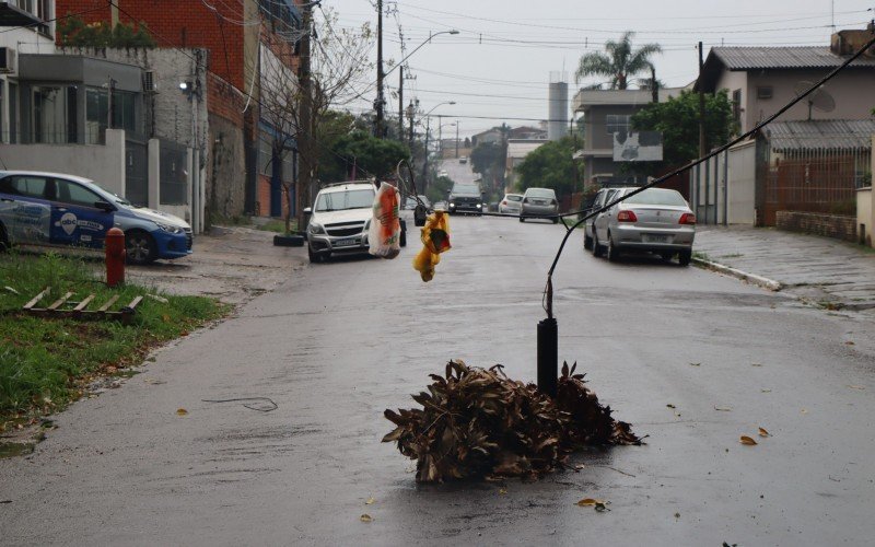 Local foi sinalizado por morador