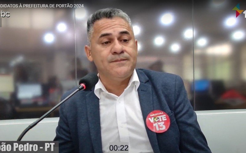 JP Gaspar no debate dos candidatos à Prefeitura de Portão | abc+