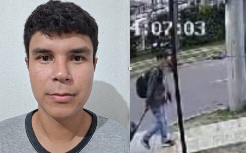 Bruno Monteiro Ferreira foi visto saindo do condomínio Parque Ventura 2, na Rua Afonso Pena 340, no bairro Mato Grande