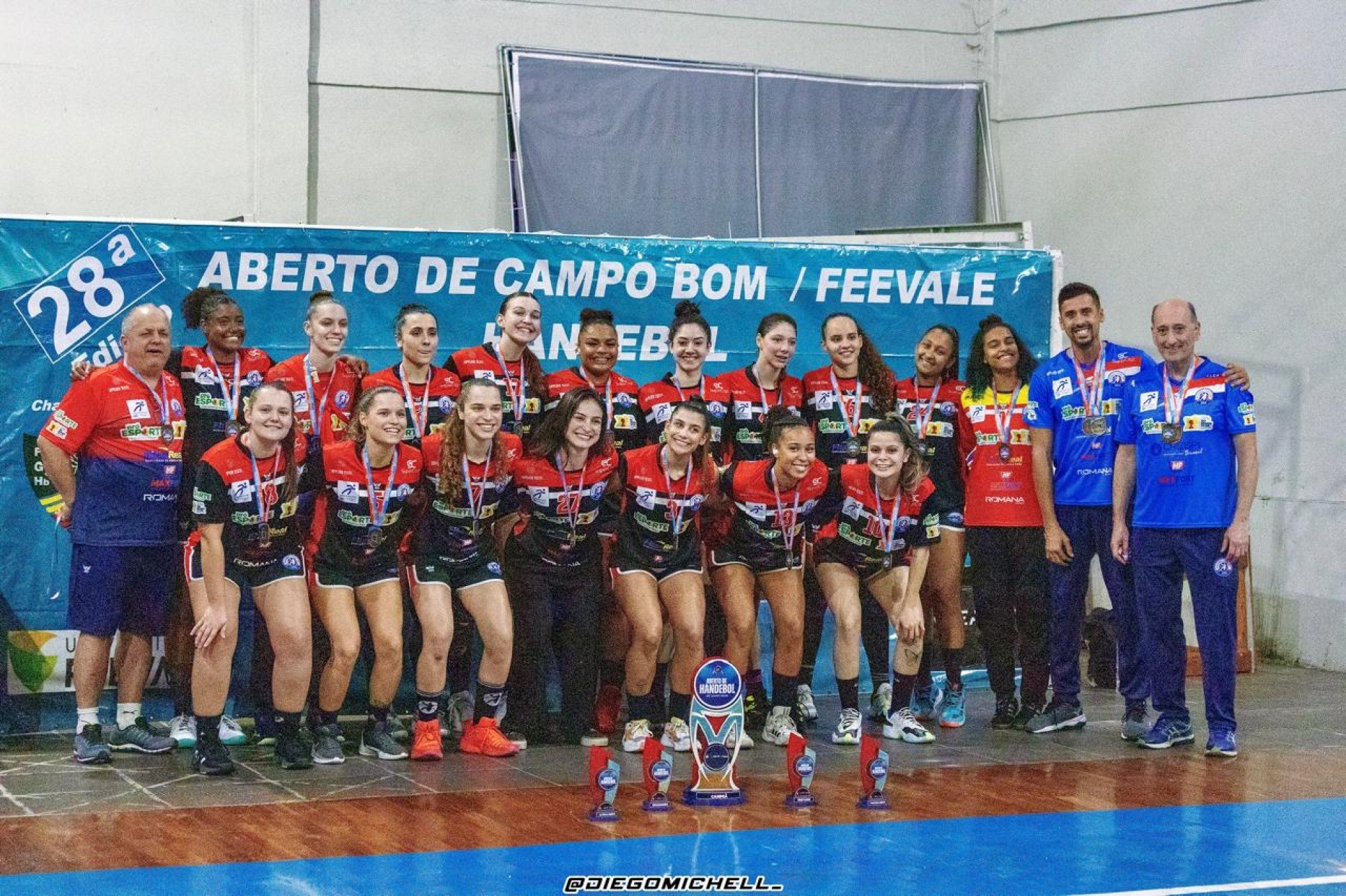 AECB e HandUFSM são os campeões do 28º edição do Aberto de Handebol de Campo Bom