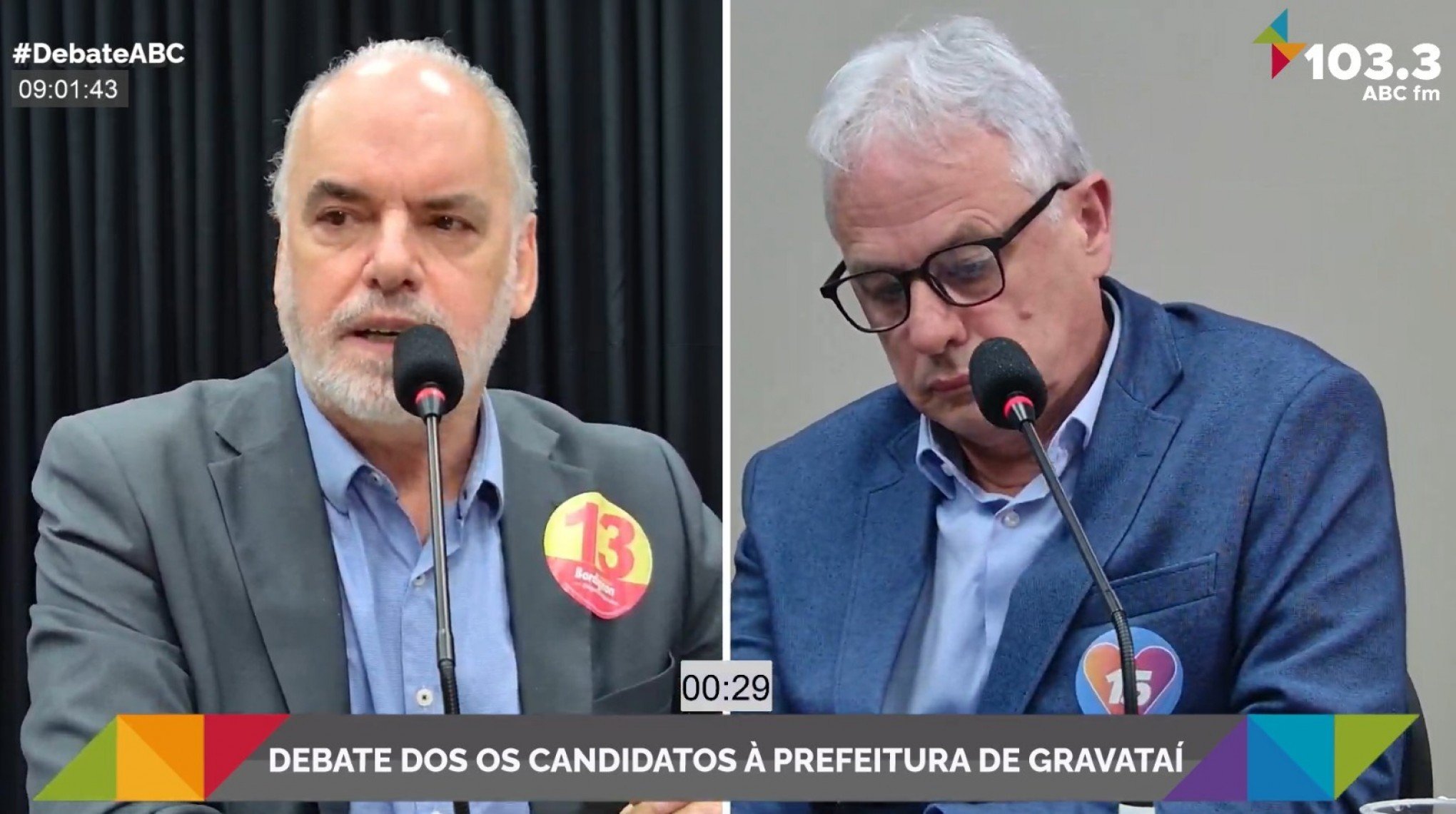 VÍDEO: Daniel Bordignon no debate dos candidatos à Prefeitura de Gravataí
