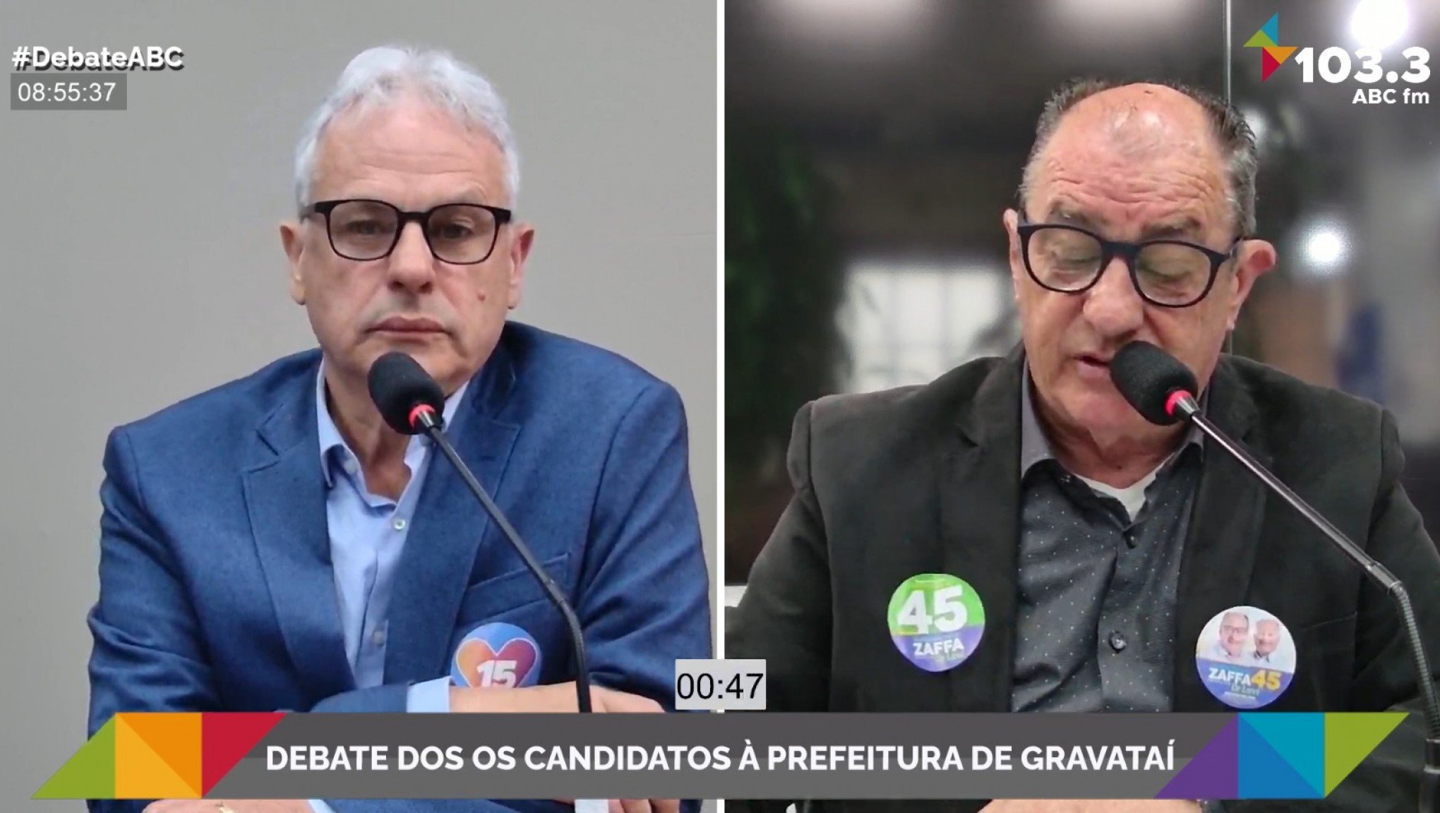 VÍDEO: Marco Albano no debate dos candidatos à Prefeitura de Gravataí