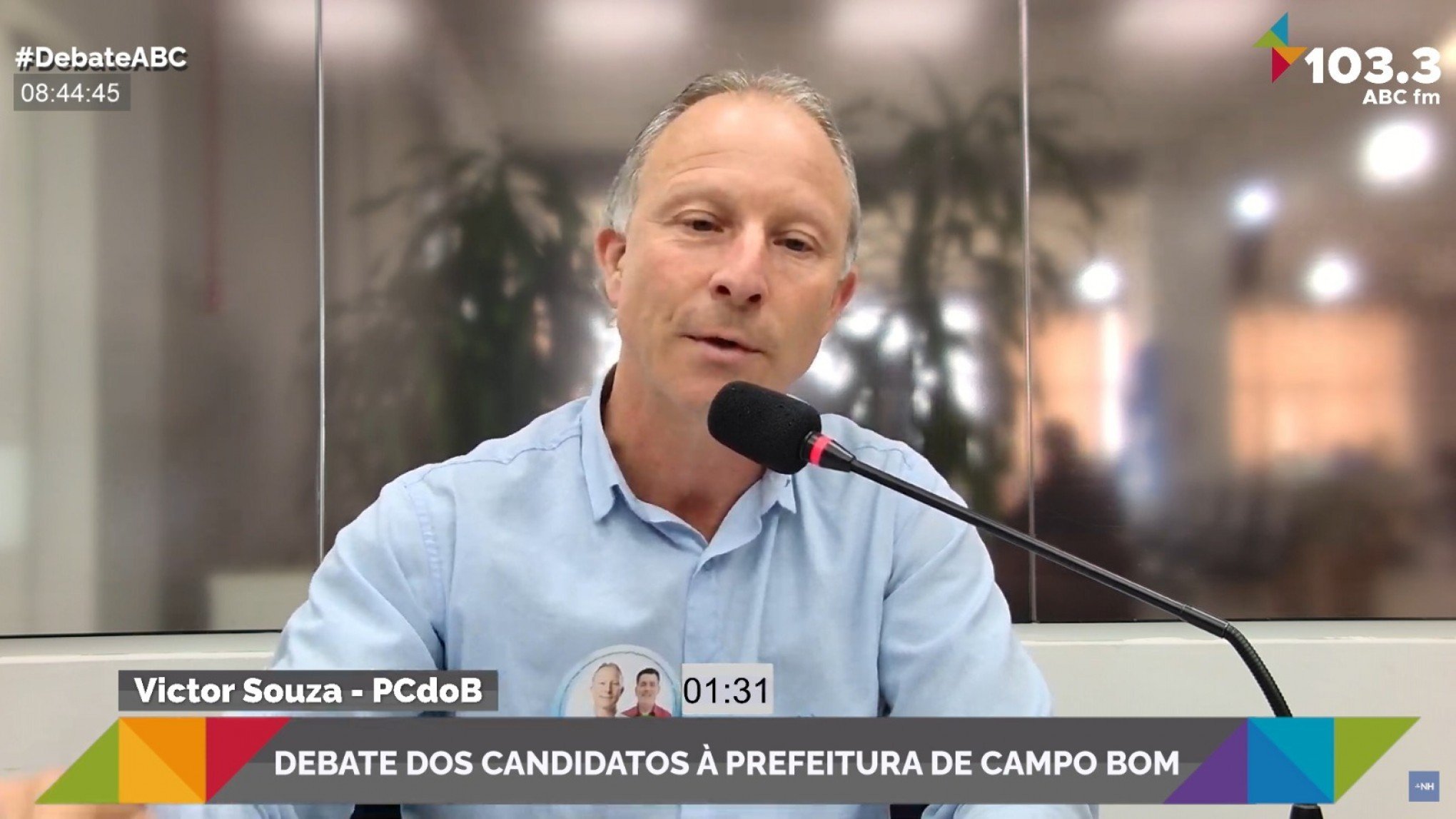 VÍDEO: Victor Souza no segundo debate dos candidatos à Prefeitura de Campo Bom