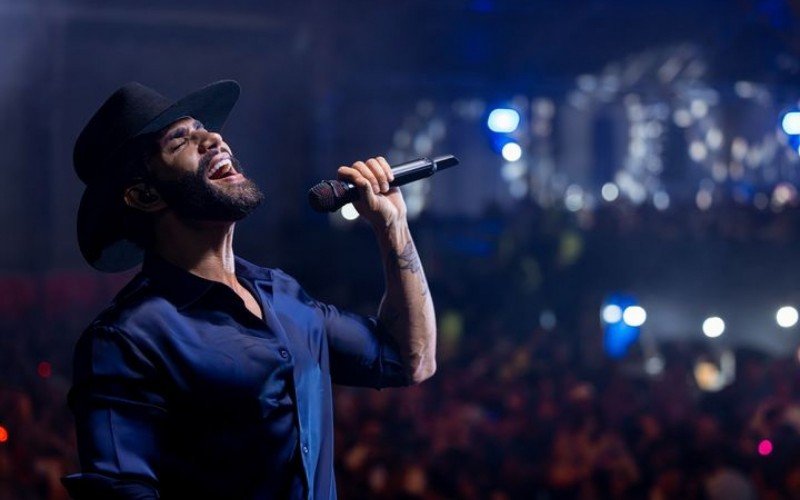 Gusttavo Lima em show Marabá na última sexta-feira, 27 de setembro de 2024 | abc+