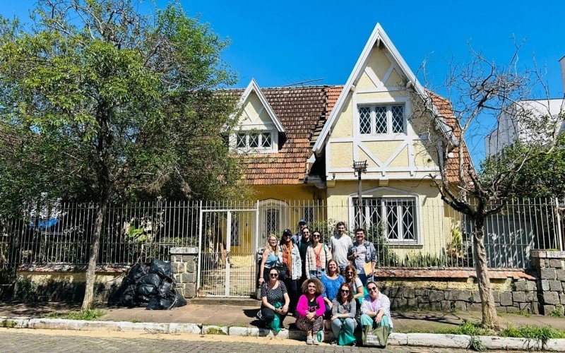 Visita na casa que pertenceu a artista plástica Dalila Baldwin Stabel, na rua José Bonifácio