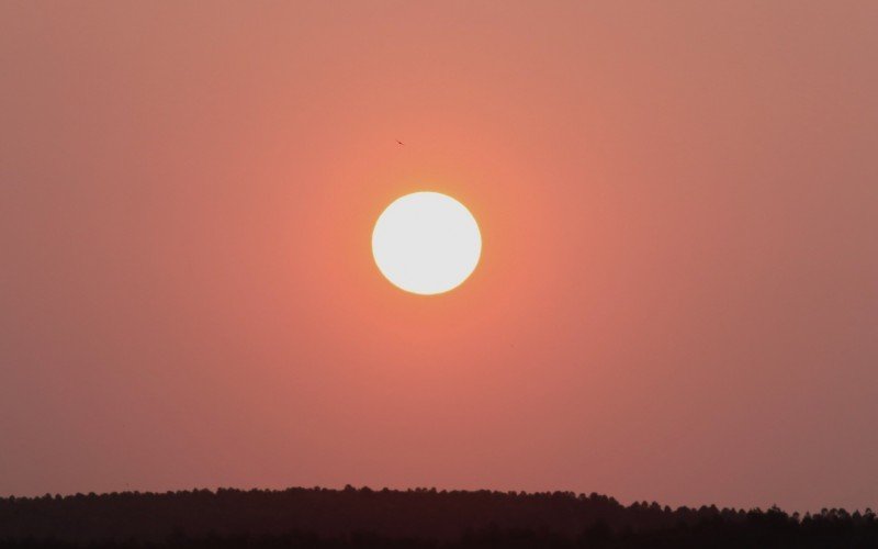 Sol no fim de tarde em Novo Hamburgo