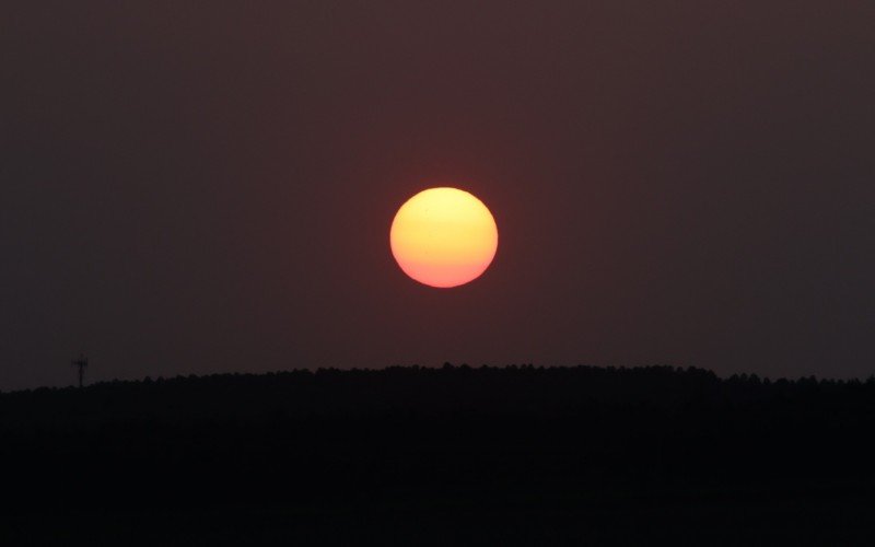 Sol no fim de tarde em Novo Hamburgo