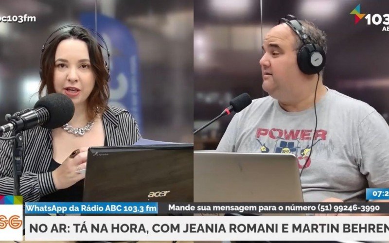 Jeania Romani e Martin Behrend apresentam o Tá na Hora | abc+