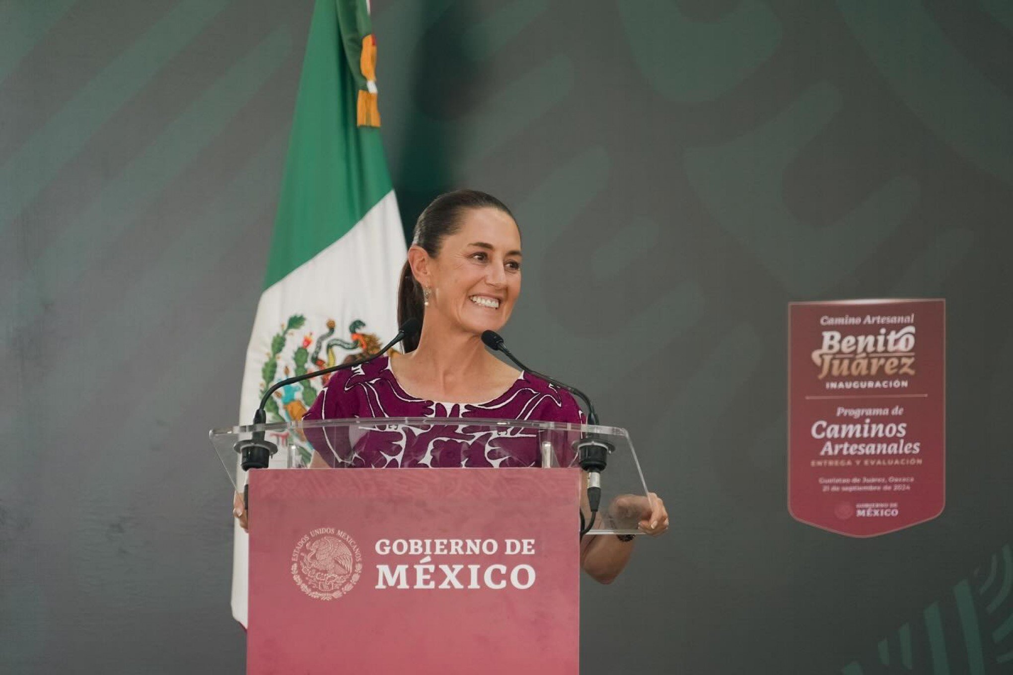 Claudia Sheinbaum toma posse como a primeira mulher presidente do México