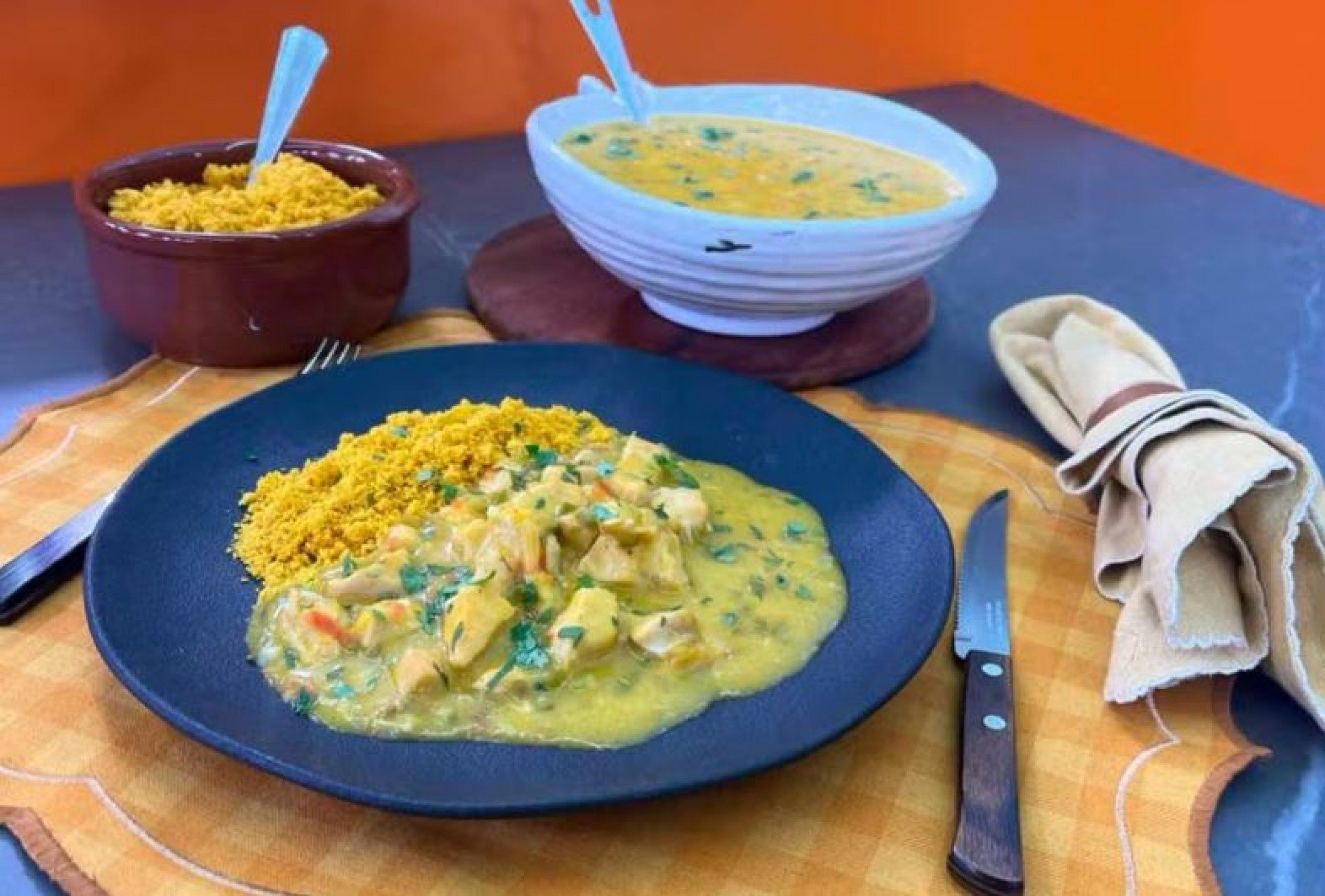 RECEITA DA ANA MARIA BRAGA: Saiba como fazer o Bobó de frango preparado nesta sexta-feira, 4 de outubro