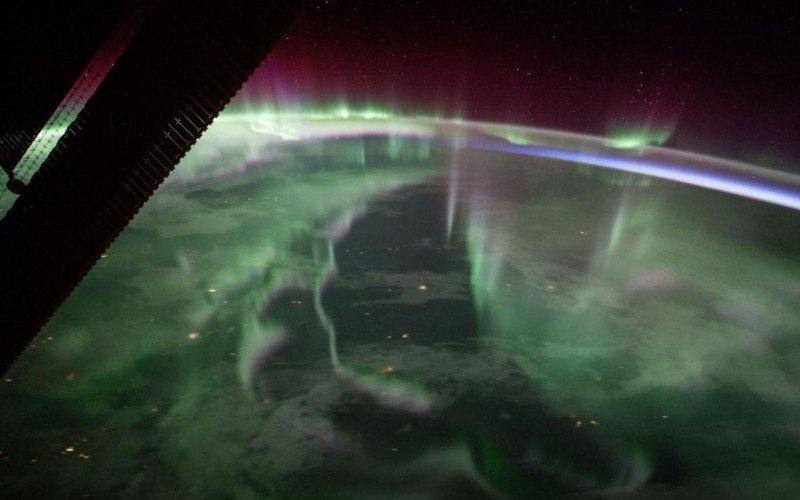 Aurora boreal no Canadá pode ser vista do espaço, em 2017 | abc+