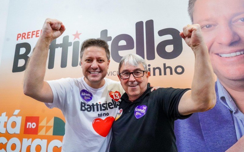 Rodrigo Battistella e Toninho Pfeil comemoram reeleição na Prefeitura de Nova Santa Rita