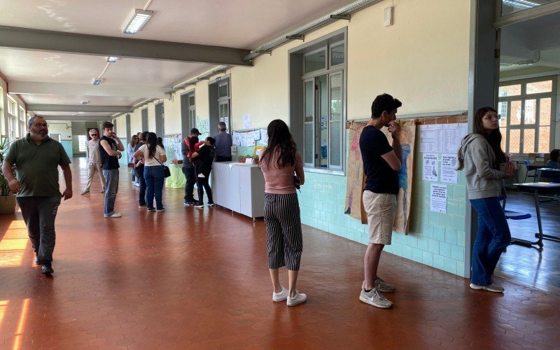 Eleições em Canela, em escola particular